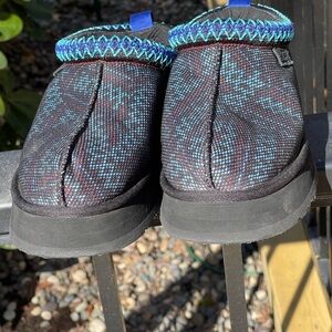 UGG Black and Blue Mules Comfortable Slip-On Design